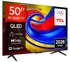 TCL QLED TV 50P7L, 50", 4K UHD, Google TV